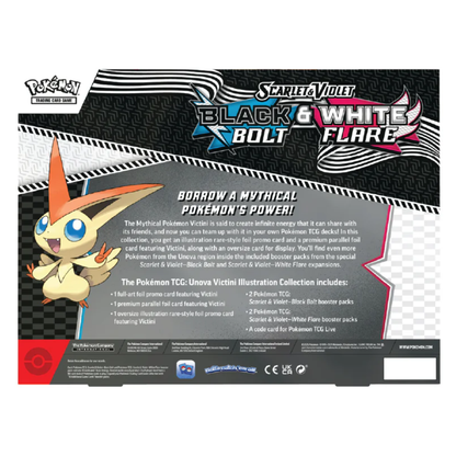 Black Bolt & White Flare Unova Victini Illustration Collection
