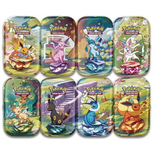Prismatic Evolutions Mini Tins